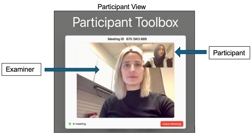 NIH Toolbox Participant/Examiner V3 App Demo Testing by Study Personnel