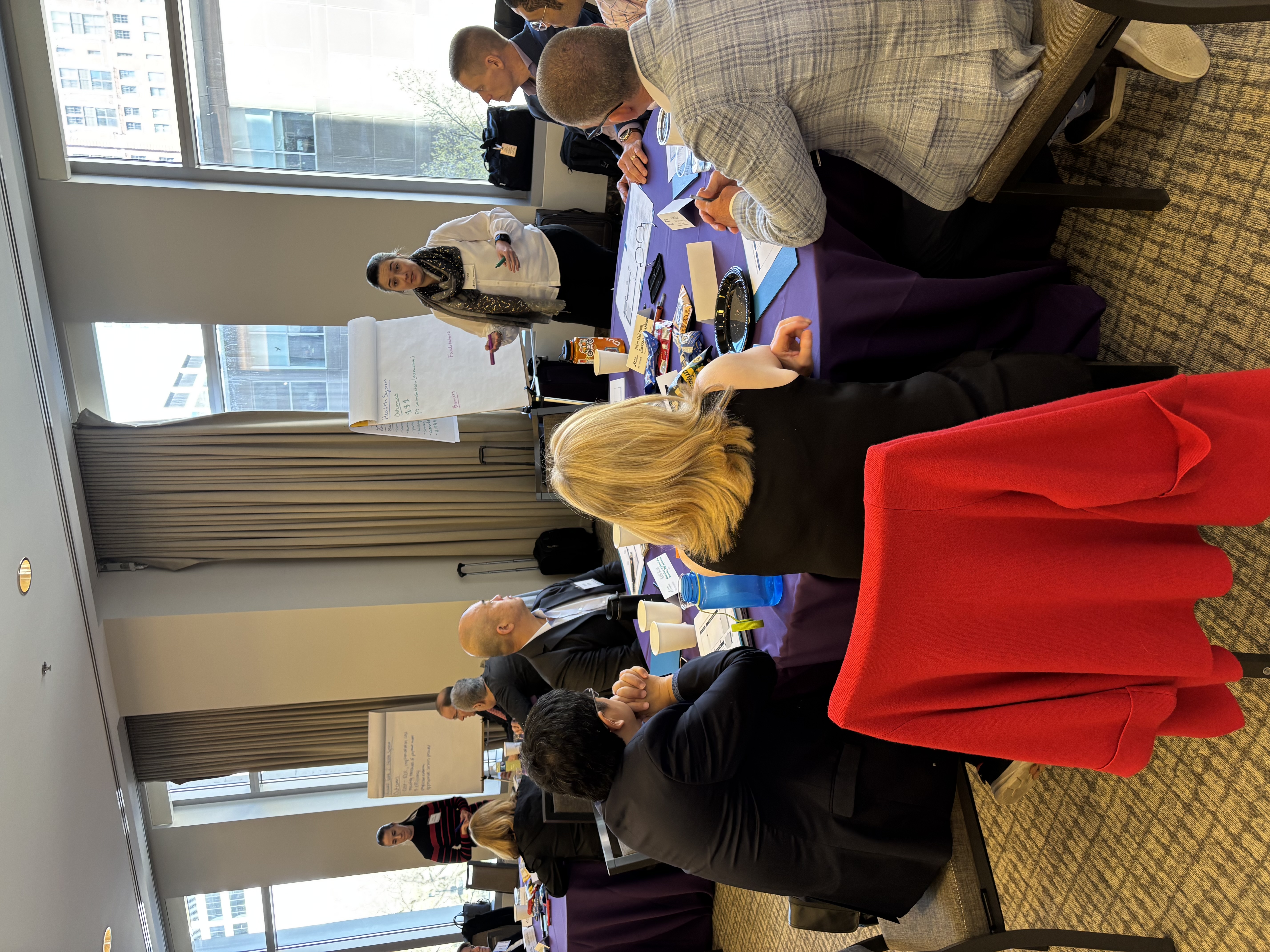 Experts sitting at round table event